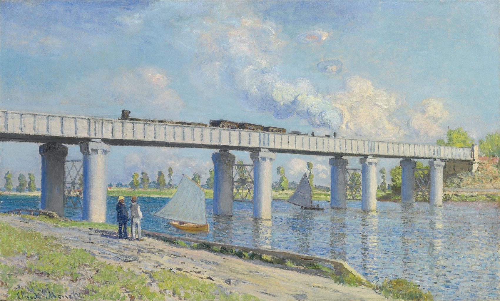 Pont du chemin de fer à Argenteuil - Monet
